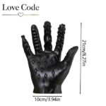 LoveCode Buckle Spike Gloves