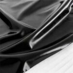 Waterproof Oil-Proof PVC Pure Black Bed Sheets - Image 5