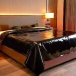 Waterproof Oil-Proof PVC Pure Black Bed Sheets