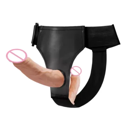 Spiceitup Beginner's Unisex Strap-On Harness Kit with 5 Inch Double Pegging Dildo