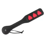 Sex & Mischief Heart Faux Leather Slapper Paddle